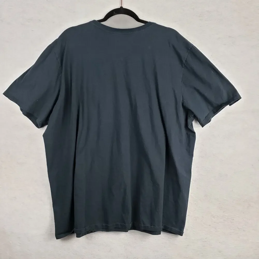 Nike Size 3XL White Sox Baseball Graphic Tee Shirt Black Athletic Cut Sporty MLB